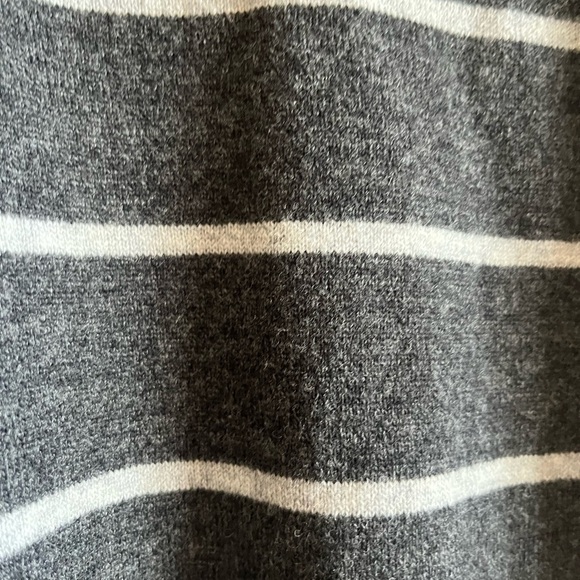 NWT Lacoste Pure Wool Striped Charcoal Crewneck Pullover Sweater - Picture 11 of 13